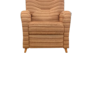 Sillón estampado rayas