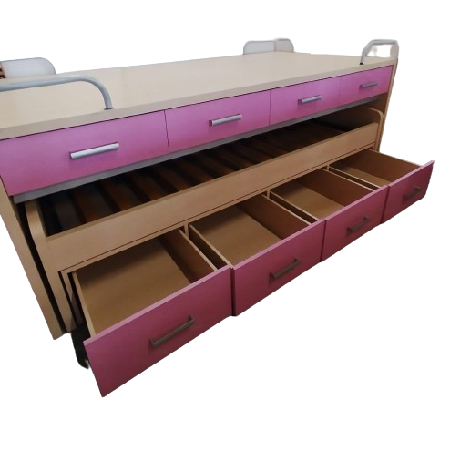 Cama nido con estantería - Imagen 2
