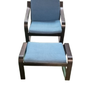 Sillón relax liso azul