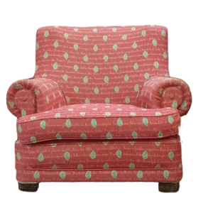 Sillones estampado hojas