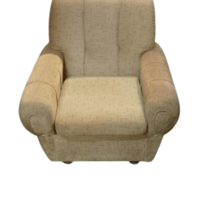 Sillón crudo estampado