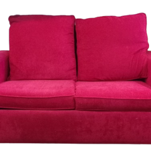 Sofá fucsia dos plazas