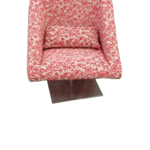 Sillón floral base acrílica