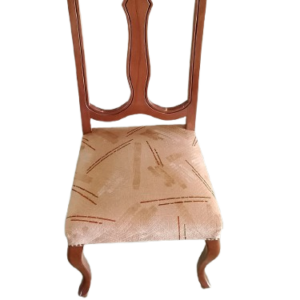 5 Sillas tapizadas estampado sutil