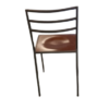 2 sillas metal asiento madera - Imagen 4
