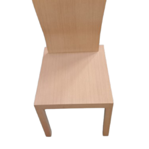 4 Sillas madera clara