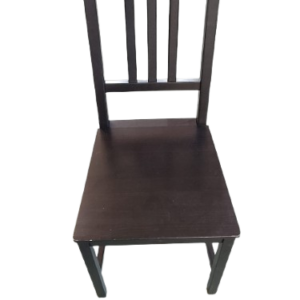 6 Sillas madera oscura