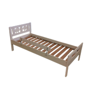 Cama infantil blanca ovejitas