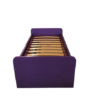 Cama individual morada y verde con cajones - Imagen 3
