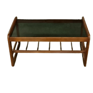 Mesita cristal con madera