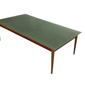 Mesita madera con cristal opaco