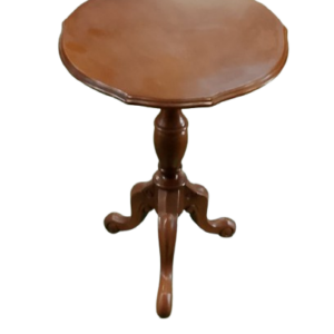 Mesita madera redonda