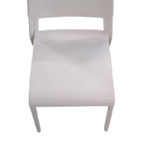 1 Silla de polipropileno blanca