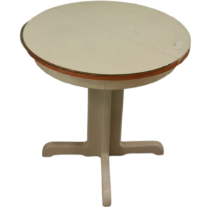 Mesa redonda blanca