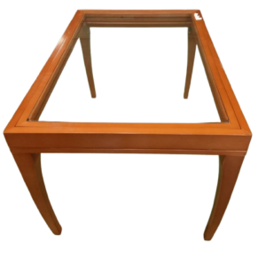 Mesa madera con cristal extensible