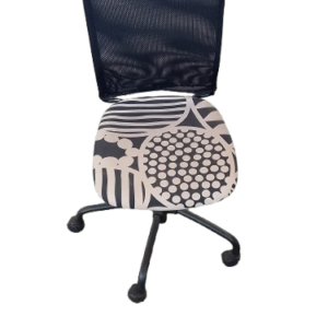 1 Silla oficina tapizada estampado juvenil