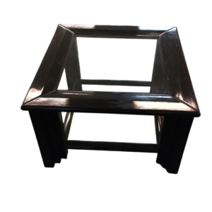 mesa caoba centro cristal