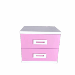 Mesilla rosa y blanca