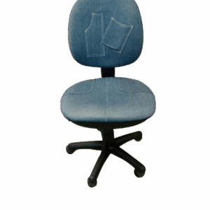 1 Silla oficina tapizado vaquero