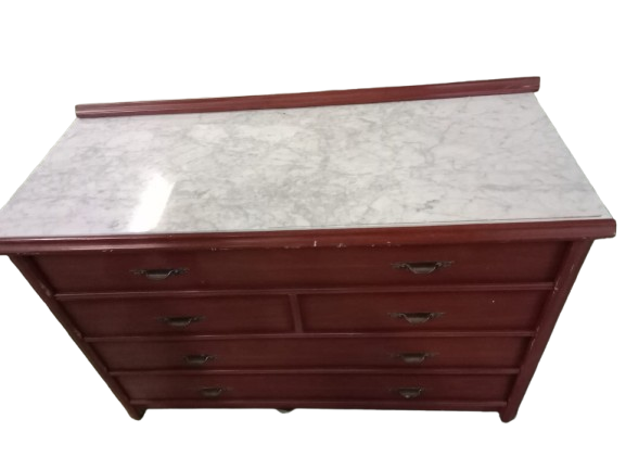 Cómoda con encimera mármol - Imagen 2