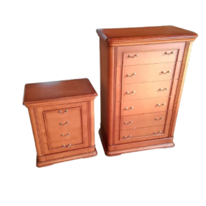 Conjunto cómoda y mesilla