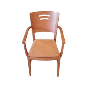 4 sillas madera con brazos