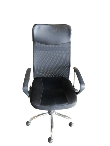 1 Silla oficina tapizada negro