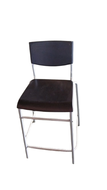 1 Silla alta negra