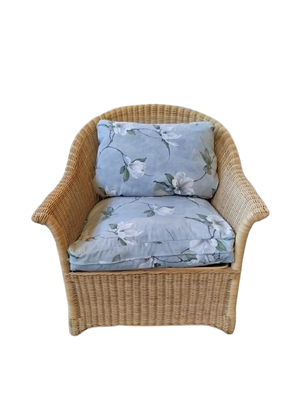 1 Sillón de mimbre