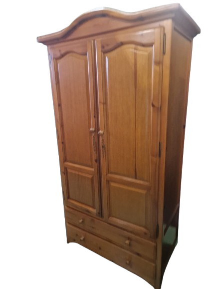 Armario de madera 2 puertas