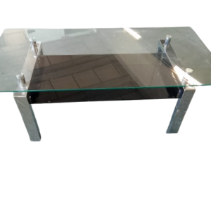 Mesa de centro de cristal
