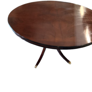 Mesa redonda de madera