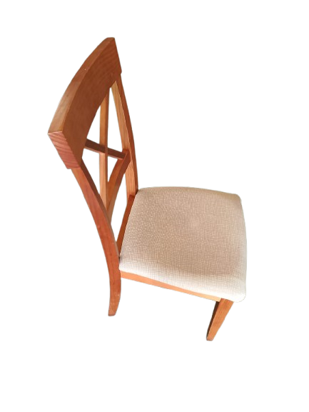 4 Sillas tapizado claro - Imagen 2