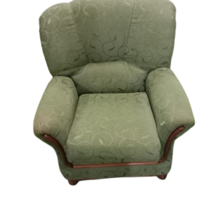 Sillón estilo clásico Verde