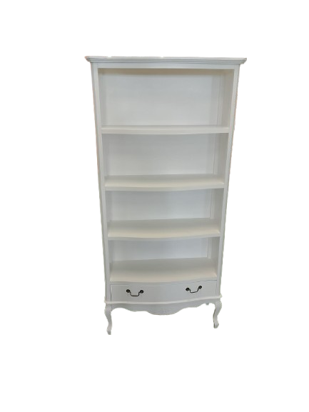 Estantería blanca de madera