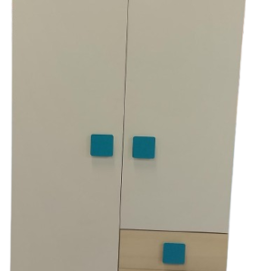 Armario Infantil de Dos Puertas Blanco